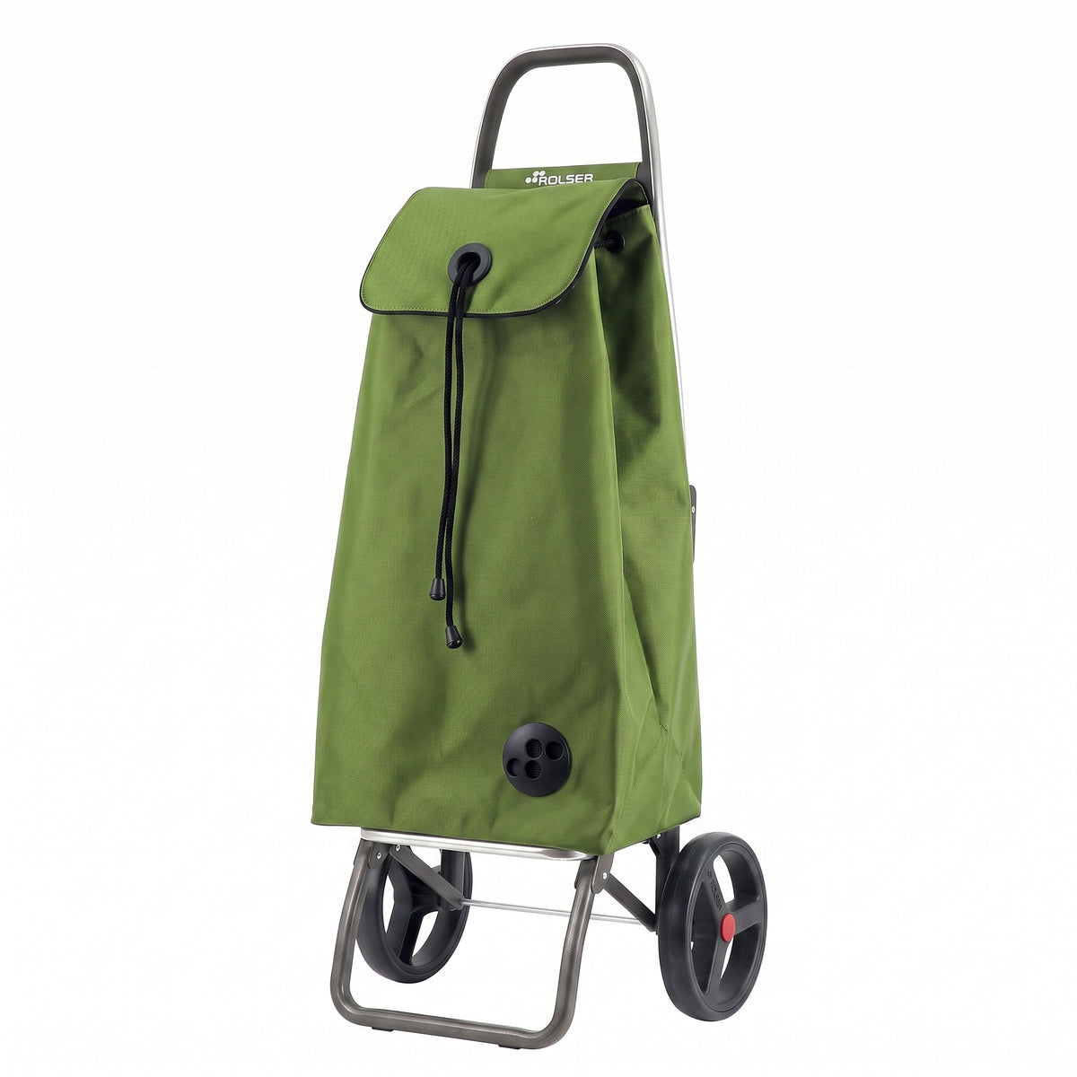 Rolser I-Max Logic RSG folding shopping cart, olive