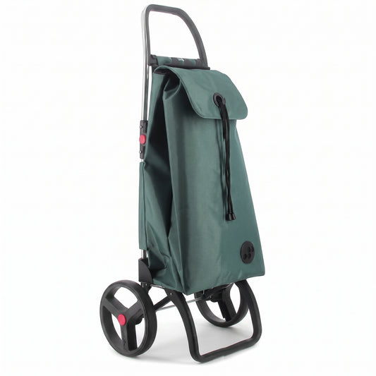 Rolser I-Max Logic RSG folding shopping cart, pine green
