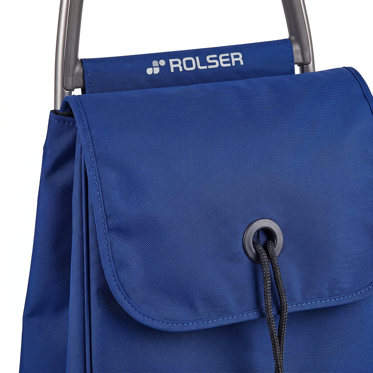 Rolser I-Max Logic RSG folding shopping cart, sapphire blue – view 4
