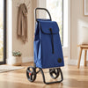 Rolser I-Max Logic RSG folding shopping cart, sapphire blue – view 2