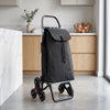 Rolser I-Max Tweed 6L Logic folding shopping cart, black – view 4