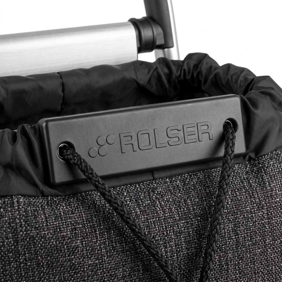 Rolser I-Max Tweed 6L Logic folding shopping cart, black – view 5