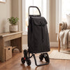 Rolser I-Max Tweed 6L Logic folding shopping cart, black – view 2