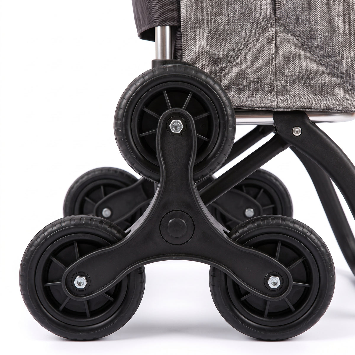 Rolser I-Max Tweed 6L Logic folding shopping cart, grey – view 5