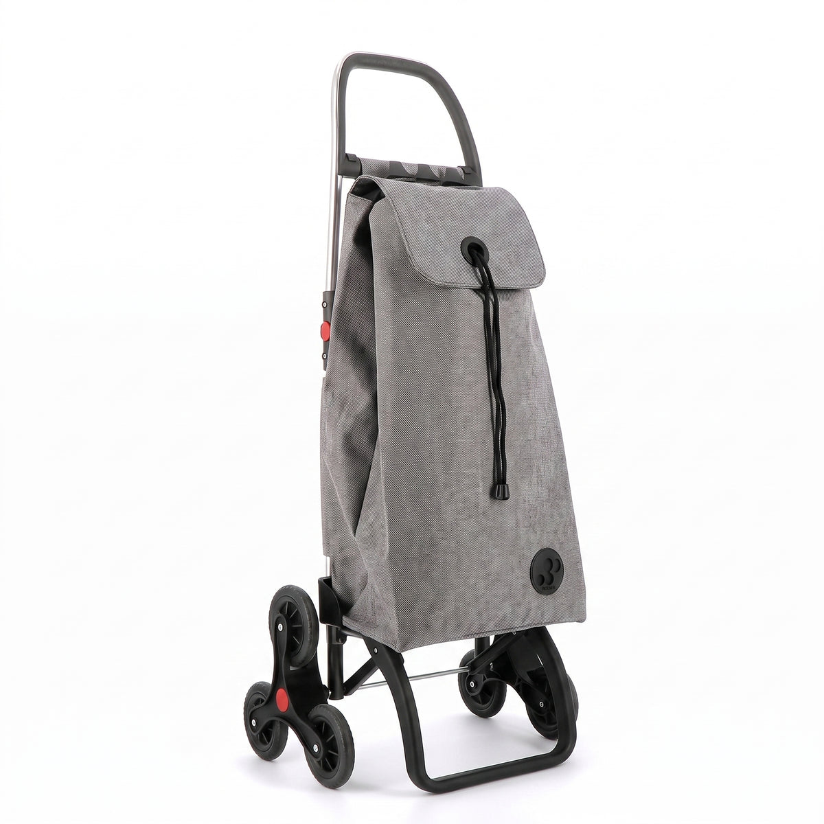 Rolser I-Max Tweed 6L Logic folding shopping cart, grey