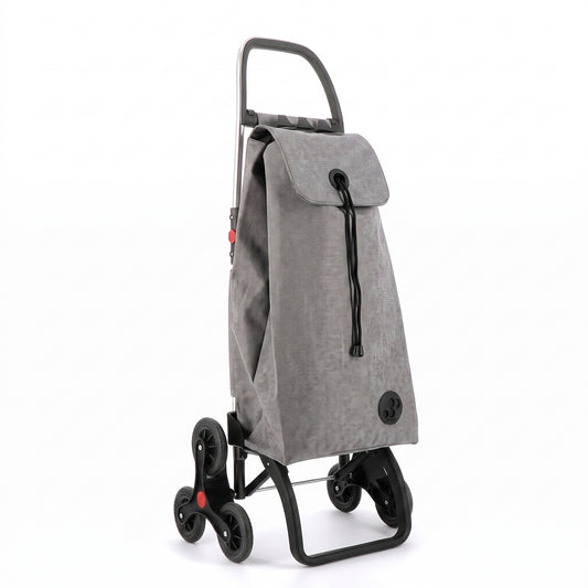 Rolser I-Max Tweed 6L Logic folding shopping cart, grey