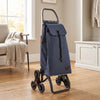 Chariot d'épicerie pliable Rolser I-Max Tweed 6L Logic, marine – vue 4