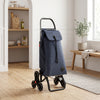 Chariot d'épicerie pliable Rolser I-Max Tweed 6L Logic, marine – vue 2