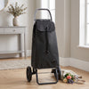 Chariot d'épicerie pliable Rolser I-Max Tweed Logic RSG, noir – vue 2