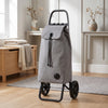 Rolser I-Max Tweed Logic RSG folding shopping cart, grey – view 3