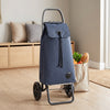 Rolser I-Max Tweed Logic RSG folding shopping cart, navy – view 4