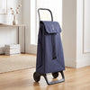 Chariot d'épicerie pliable Rolser Jet LN Joy, bleu denim