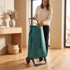 Rolser Jet LN Joy folding shopping cart, pine green – view 4