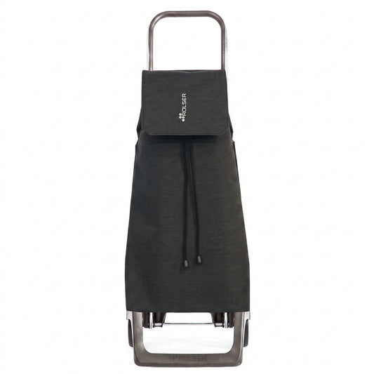 Rolser Jet Tweed Joy folding shopping cart, black