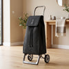 Chariot d'épicerie pliable Rolser Jet Tweed Joy, noir – vue 2