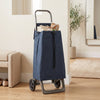 Rolser Jet Tweed Joy folding shopping cart, navy – view 4