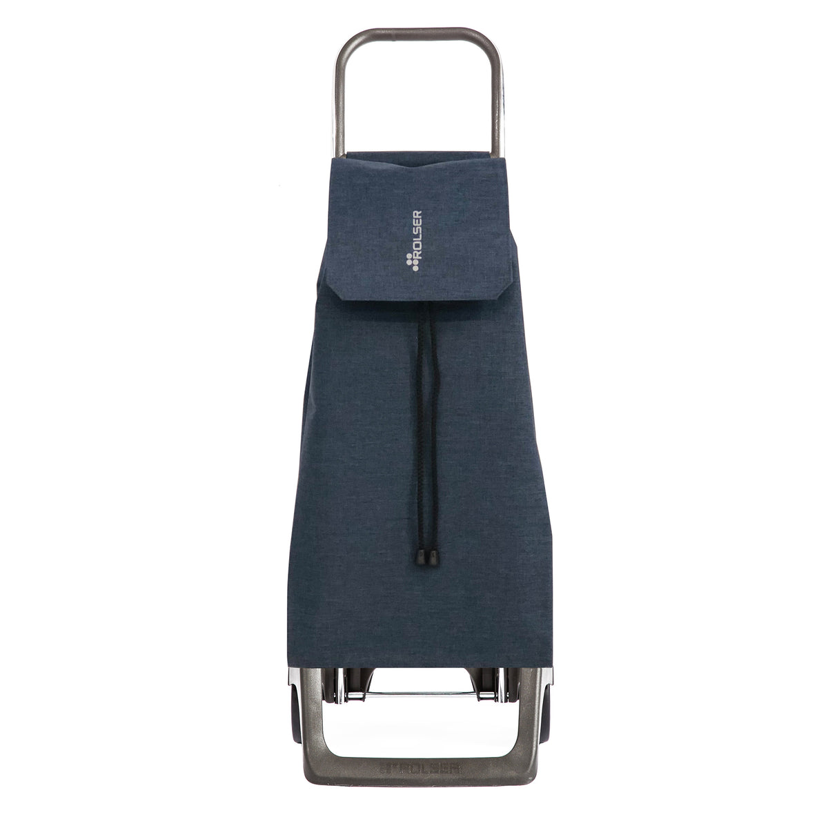 Rolser Jet Tweed Joy folding shopping cart, navy