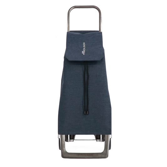 Rolser Jet Tweed Joy folding shopping cart, navy