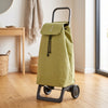 Chariot d'épicerie pliable Rolser Jet Tweed Joy, vert sauge – vue 3