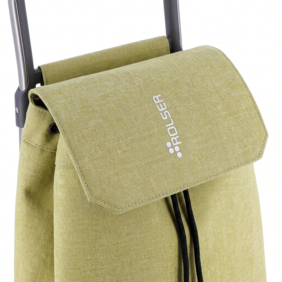Chariot d'épicerie pliable Rolser Jet Tweed Joy, vert sauge – vue 4