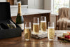 Stemless Champagne Flutes in a styled setting