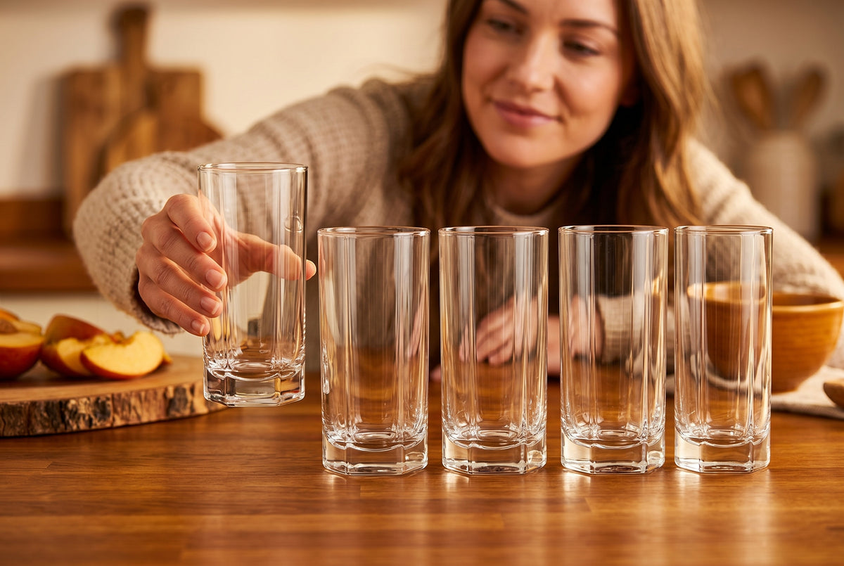 Highball Glasses Tango in a styled setting