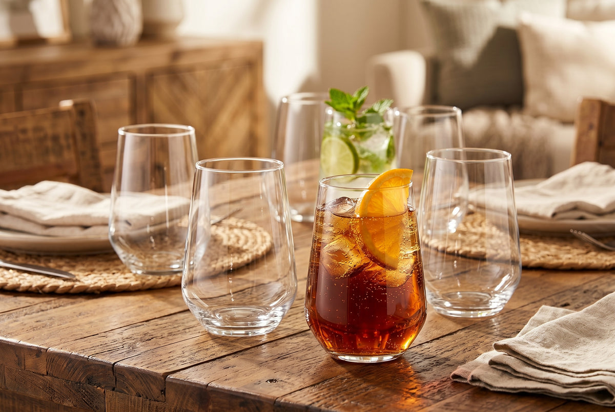Whiskey Glasses Allegra in a styled setting