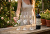 Wine Glasses Maldive in a styled setting
