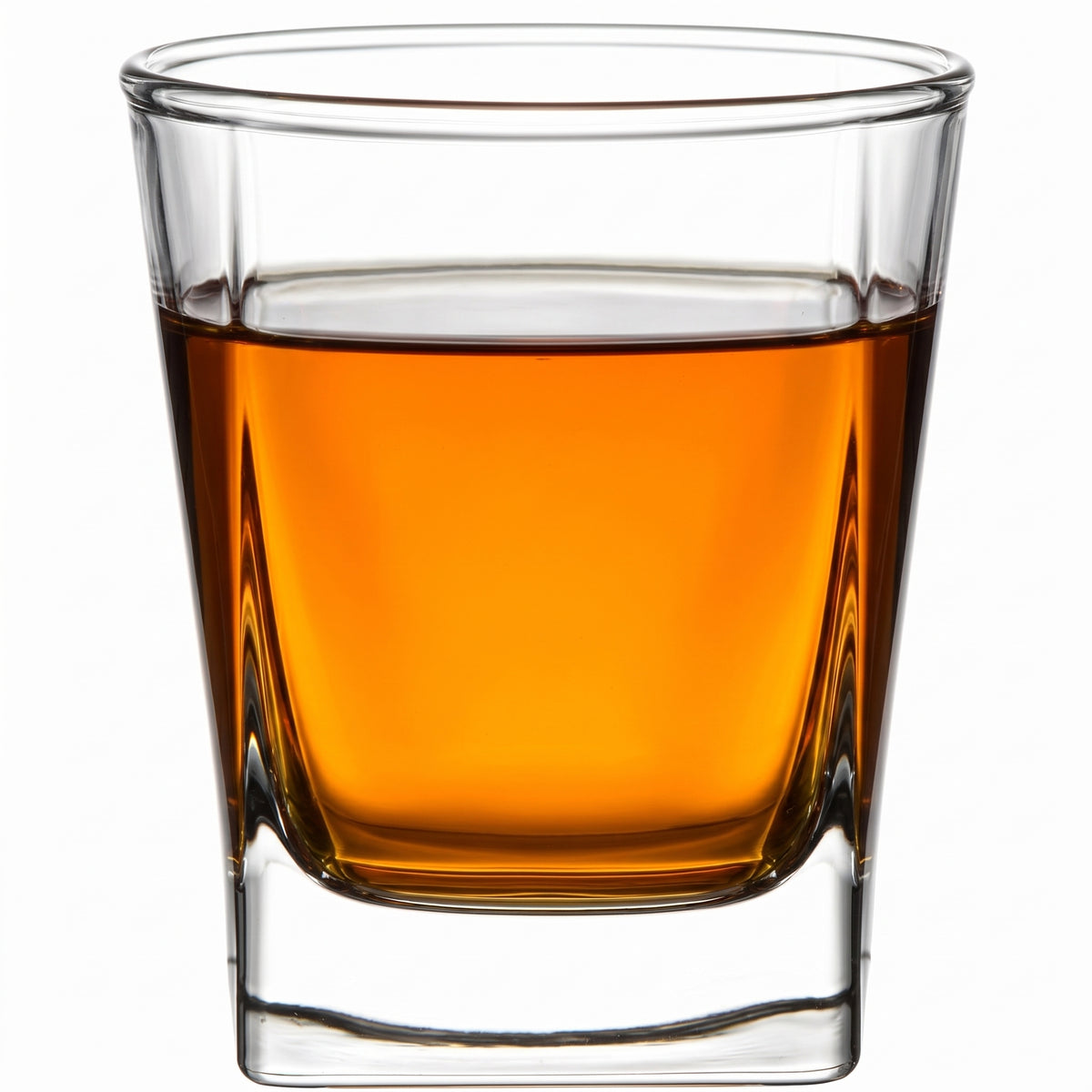 Square Whiskey Glasses Carre in a styled setting