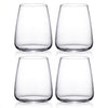 Whiskey Glasses, set of 4, on white