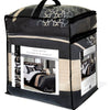 Comforter 7 Piece Set Cavali Double Black - DecoElegance - Bedding Comforter Set