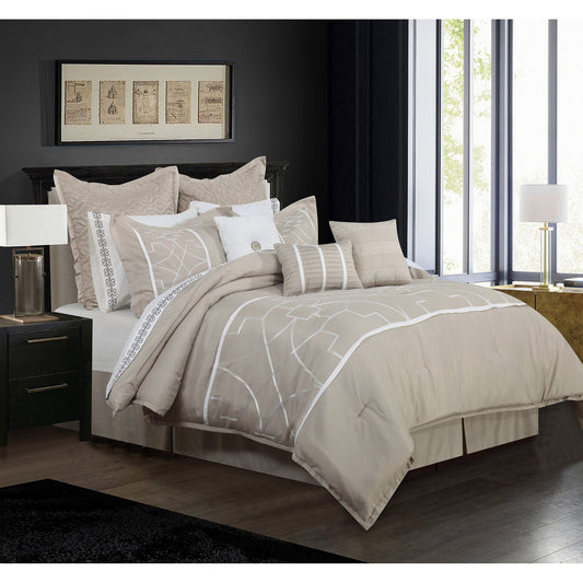 Comforter 7 Piece Set D Dimension - DecoElegance - Bedding Comforter Set