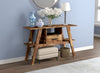 Console Sofa Table Brown Reclaimed Wood 1 Drawer 1 Shelf - DecoElegance - Sofa Console Table