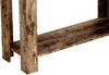 Console Sofa Table Brown Reclaimed Wood 1 Shelf - DecoElegance - Sofa Console Table