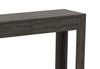 Console Sofa Table Dark Grey Wood Look 2 Drawers 1 Shelf - DecoElegance - Sofa Console Table