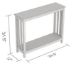 Console Sofa Table Light Grey 1 Shelf - DecoElegance - Sofa Console Table