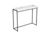 Console Sofa Table Marble Look Sunken Tray - DecoElegance - Sofa Console Table