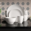 Dinnerware Set 16 Piece Coupe H-Oxford, Service for 4 - DecoElegance - Dinnerware Set