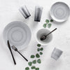 Dinnerware Set 16 Piece Grey Stone, Service for 4 - DecoElegance - Dinnerware Set