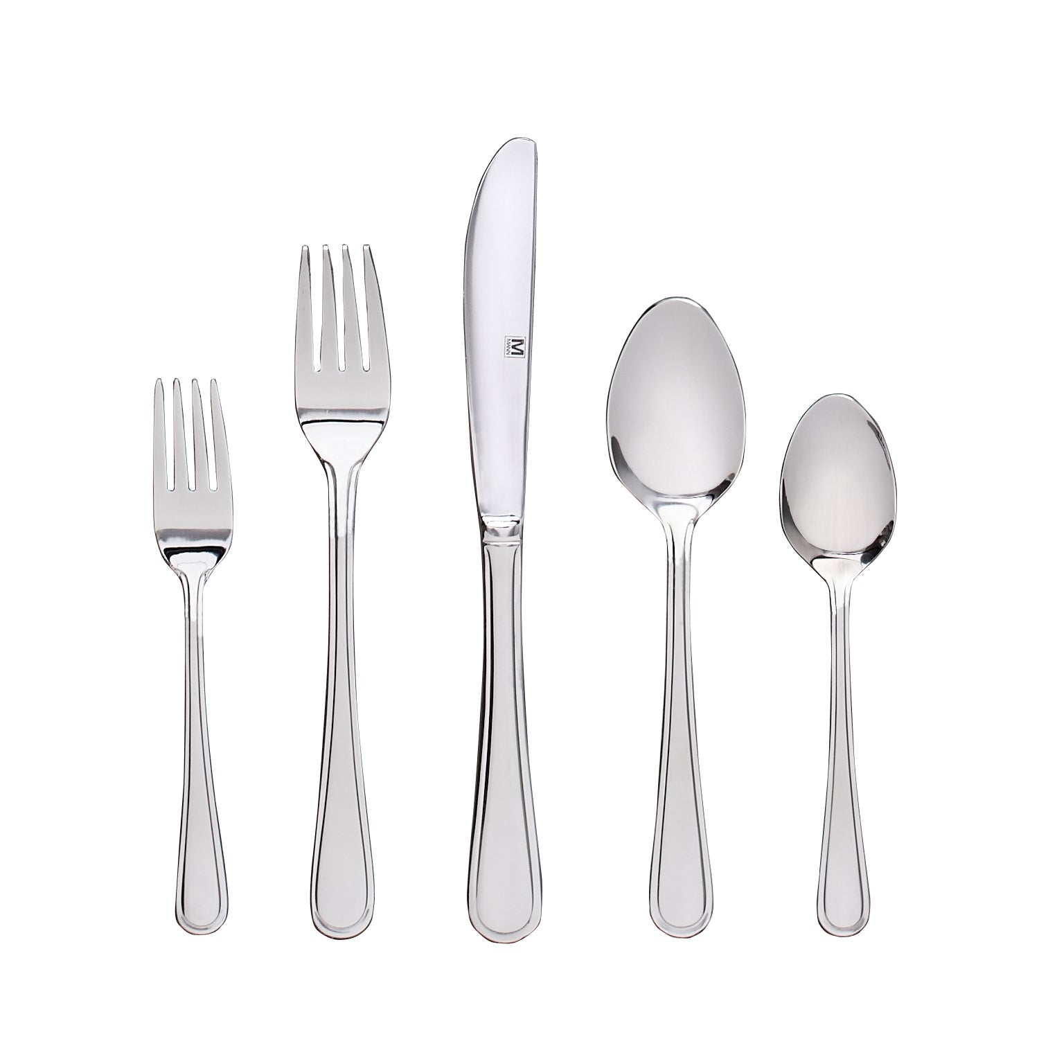 Flatware Silverware 20 Piece Cutlery Utensils Set for 4, Gourmet Collection - DecoElegance -