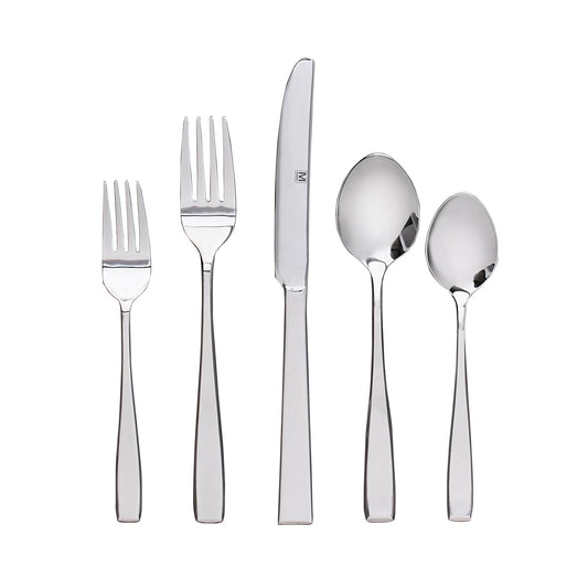 Flatware Silverware 20 Piece Cutlery Utensils Set for 4, Gourmet Collection Nice - DecoElegance -