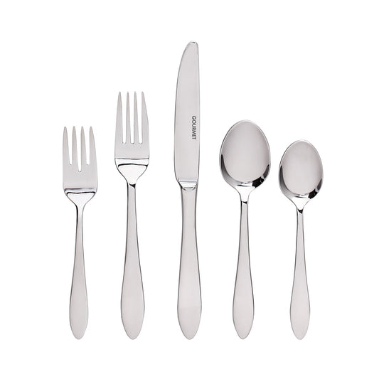 Flatware Silverware 20 Piece Cutlery Utensils Set for 4, Venus Collection - DecoElegance -