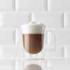 Insulated Double-Wall Glass Coffee Tea Hot or Cold Beverage Mug 2 Piece Set 270ml, Barista - DecoElegance - Coffee & Tea Cups