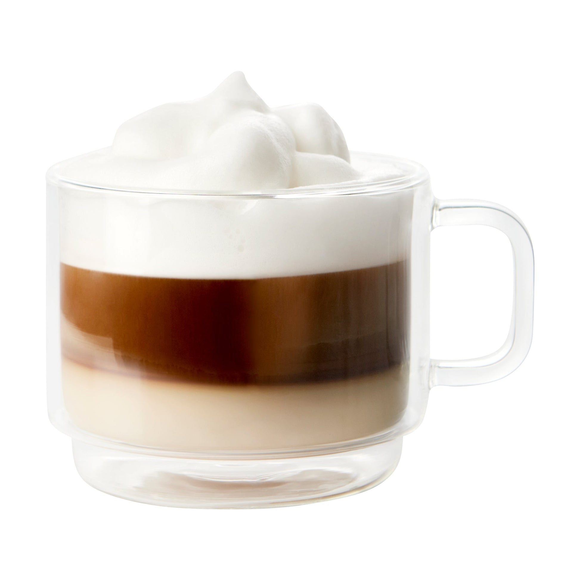 Insulated Double-Wall Glass Coffee Tea Hot or Cold Beverage Mug 2 Piece Set 500ml, Barista - DecoElegance - Coffee & Tea Cups
