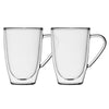 Insulated Double-Wall Glass Coffee Tea Hot or Cold Beverage Mug 4 Piece Set 435ml, Barista - DecoElegance - Coffee & Tea Cups