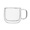 Insulated Double-Wall Glass Coffee Tea Hot or Cold Beverage Mug 4 Piece Set 475ml, Barista - DecoElegance - Coffee & Tea Cups