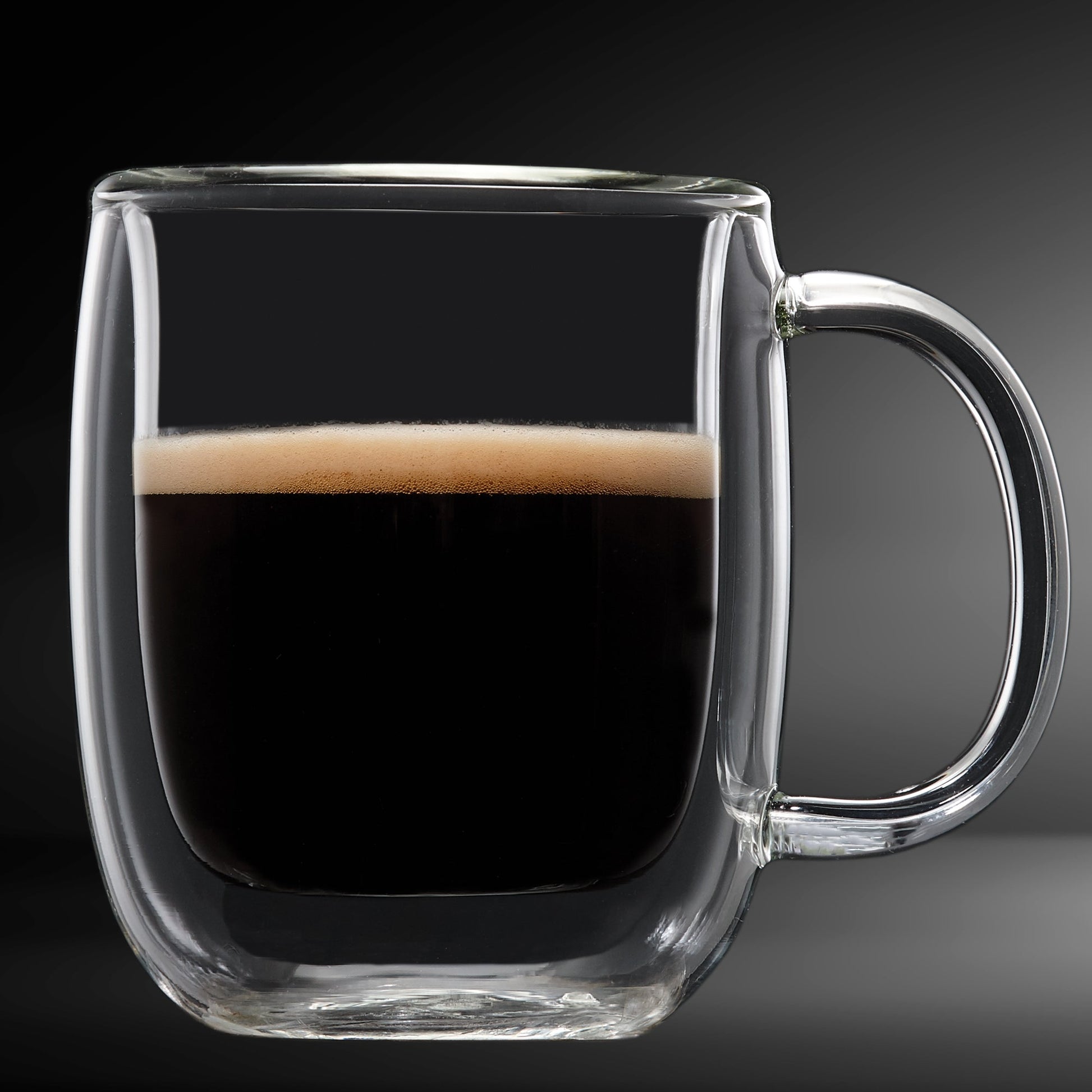 Insulated Double-Wall Glass Coffee Tea Hot or Cold Beverage Mug 4 Piece Set 80ml, Barista - DecoElegance - Coffee & Tea Cups