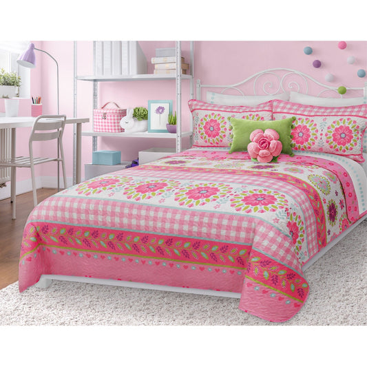 Quilt 2 Piece Set Twin Holly - DecoElegance - Bedding Quilt Set