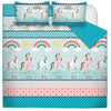 Quilt 2 Piece Set Twin Rainbow - DecoElegance - Bedding Quilt Set