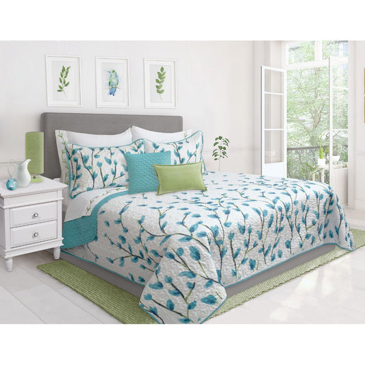 Quilt Bedding Set Woven 2 Piece Set Twin Daphne - DecoElegance - Bedding Quilt Set